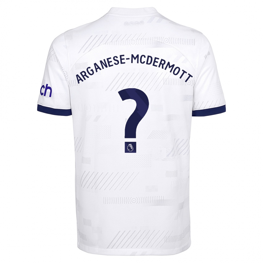 Niño Camiseta Pele Arganese-Mcdermott #0 Blanco 1ª Equipación 2023/24 La Camisa Perú