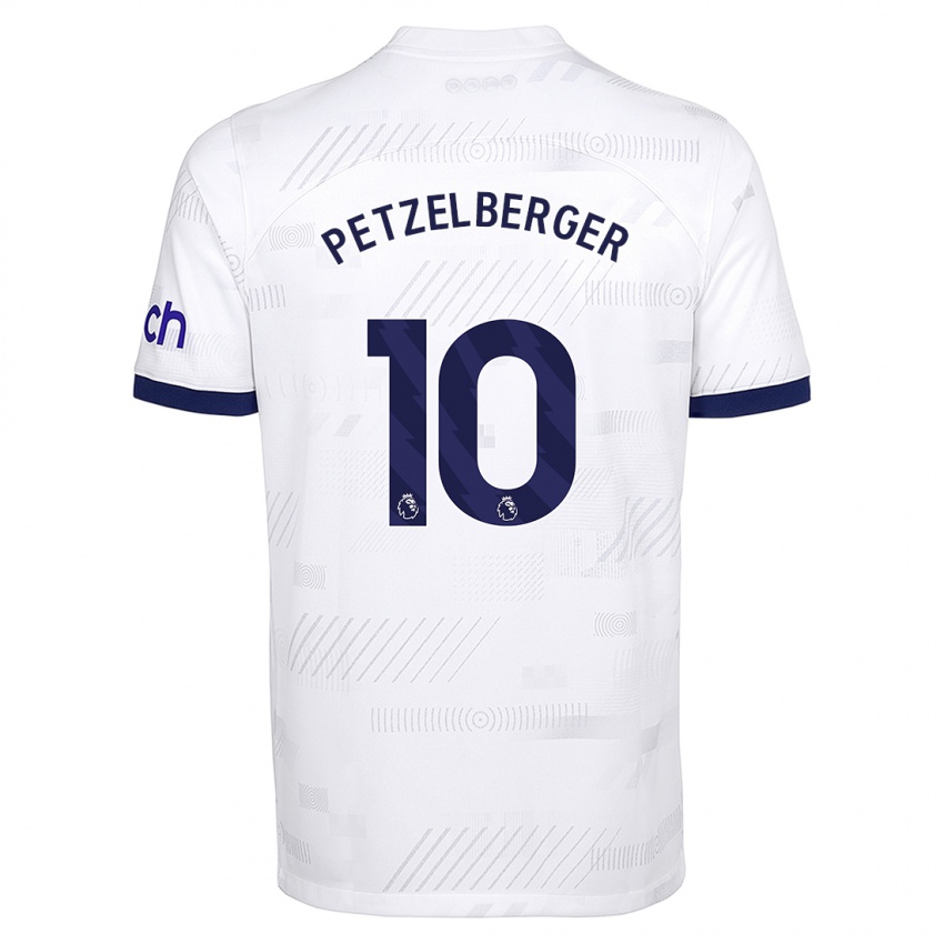 Niño Camiseta Ramona Petzelberger #10 Blanco 1ª Equipación 2023/24 La Camisa Perú