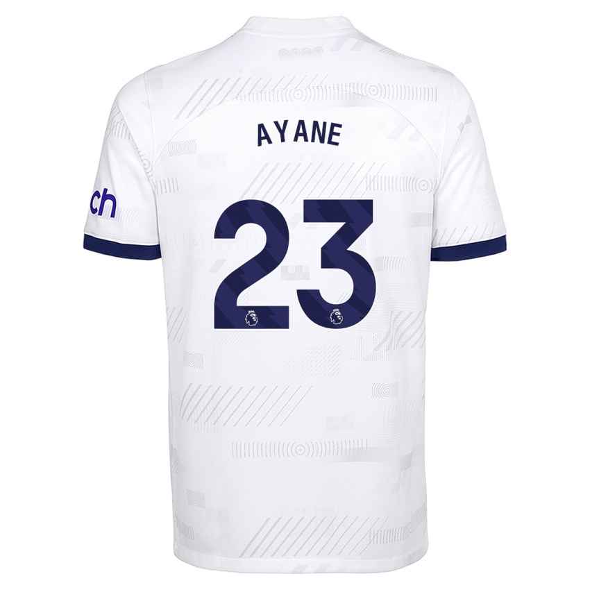 Niño Camiseta Rosella Ayane #23 Blanco 1ª Equipación 2023/24 La Camisa Perú