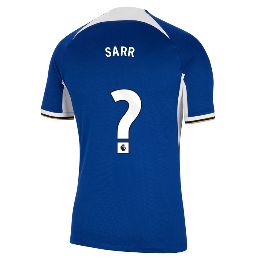 Niño Camiseta Malang Sarr #0 Azul 1ª Equipación 2023/24 La Camisa Perú