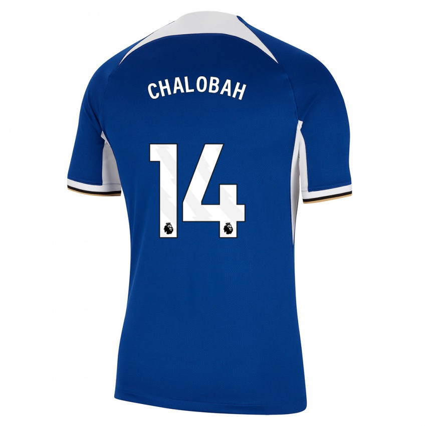 Niño Camiseta Trevoh Chalobah #14 Azul 1ª Equipación 2023/24 La Camisa Perú