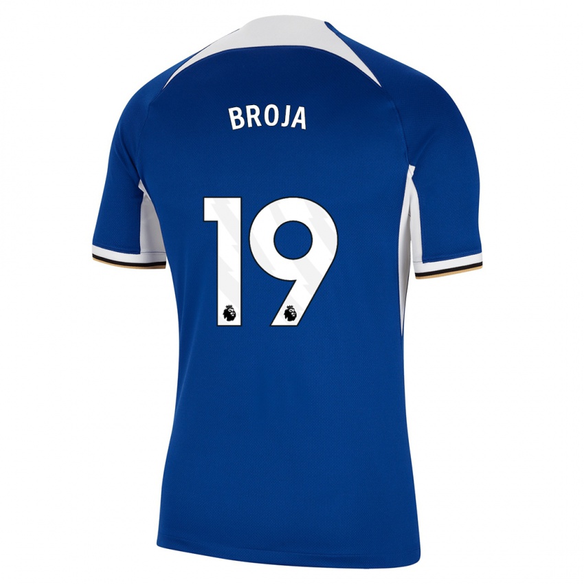 Niño Camiseta Armando Broja #19 Azul 1ª Equipación 2023/24 La Camisa Perú