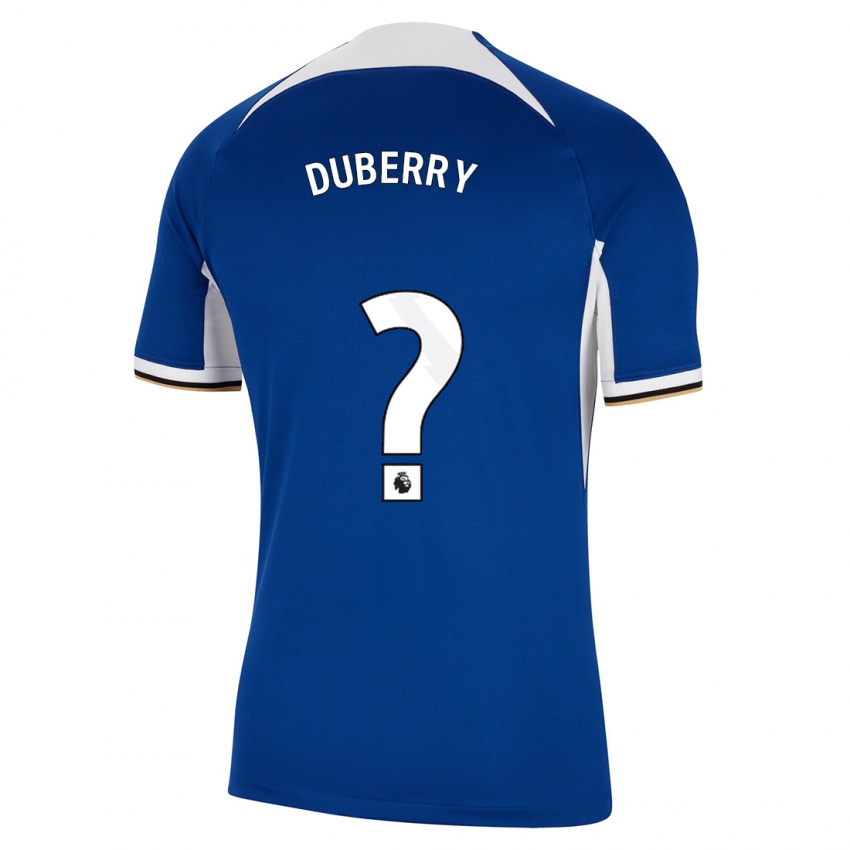 Niño Camiseta Zain Silcott-Duberry #0 Azul 1ª Equipación 2023/24 La Camisa Perú