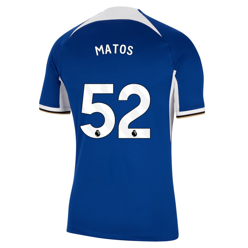 Niño Camiseta Alex Matos #52 Azul 1ª Equipación 2023/24 La Camisa Perú