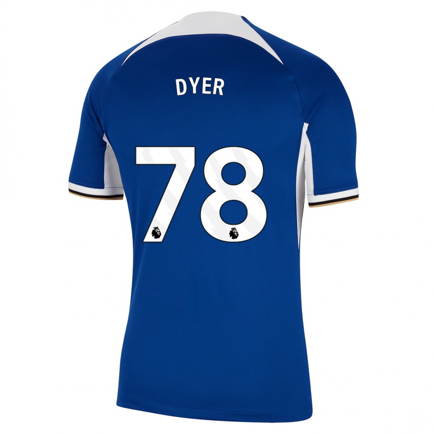 Niño Camiseta Kiano Dyer #78 Azul 1ª Equipación 2023/24 La Camisa Perú