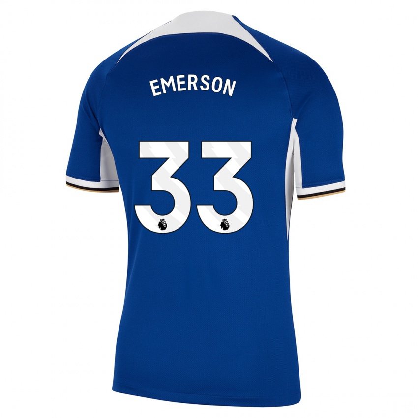 Niño Camiseta Emerson #33 Azul 1ª Equipación 2023/24 La Camisa Perú