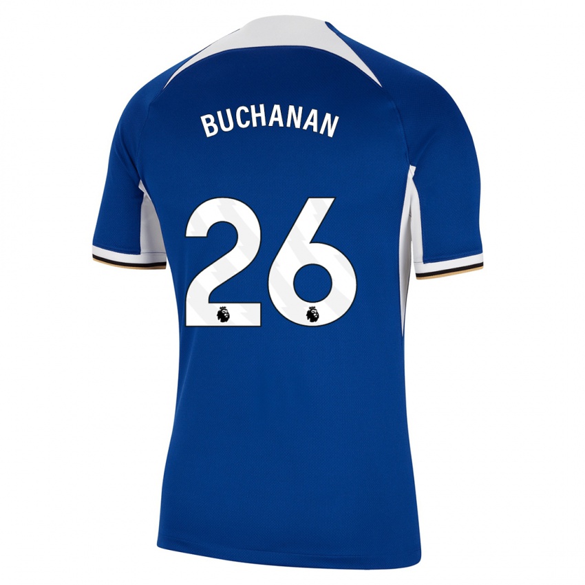 Niño Camiseta Kadeisha Buchanan #26 Azul 1ª Equipación 2023/24 La Camisa Perú