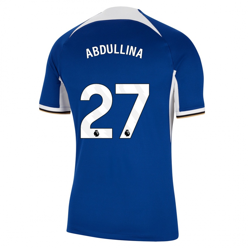 Niño Camiseta Alsu Abdullina #27 Azul 1ª Equipación 2023/24 La Camisa Perú