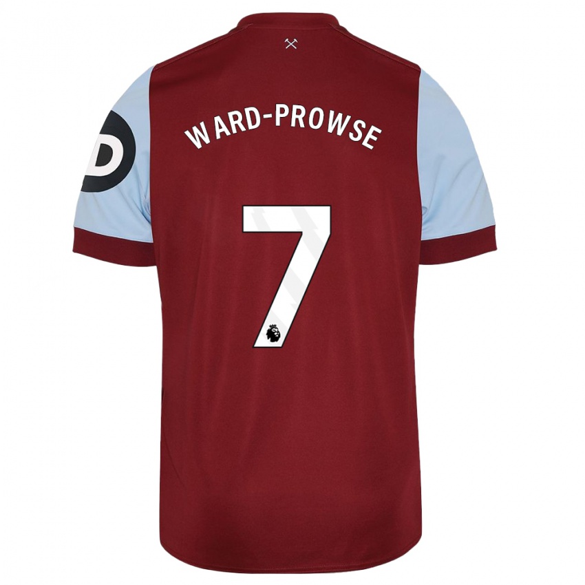 Niño Camiseta James Ward-Prowse #7 Granate 1ª Equipación 2023/24 La Camisa Perú