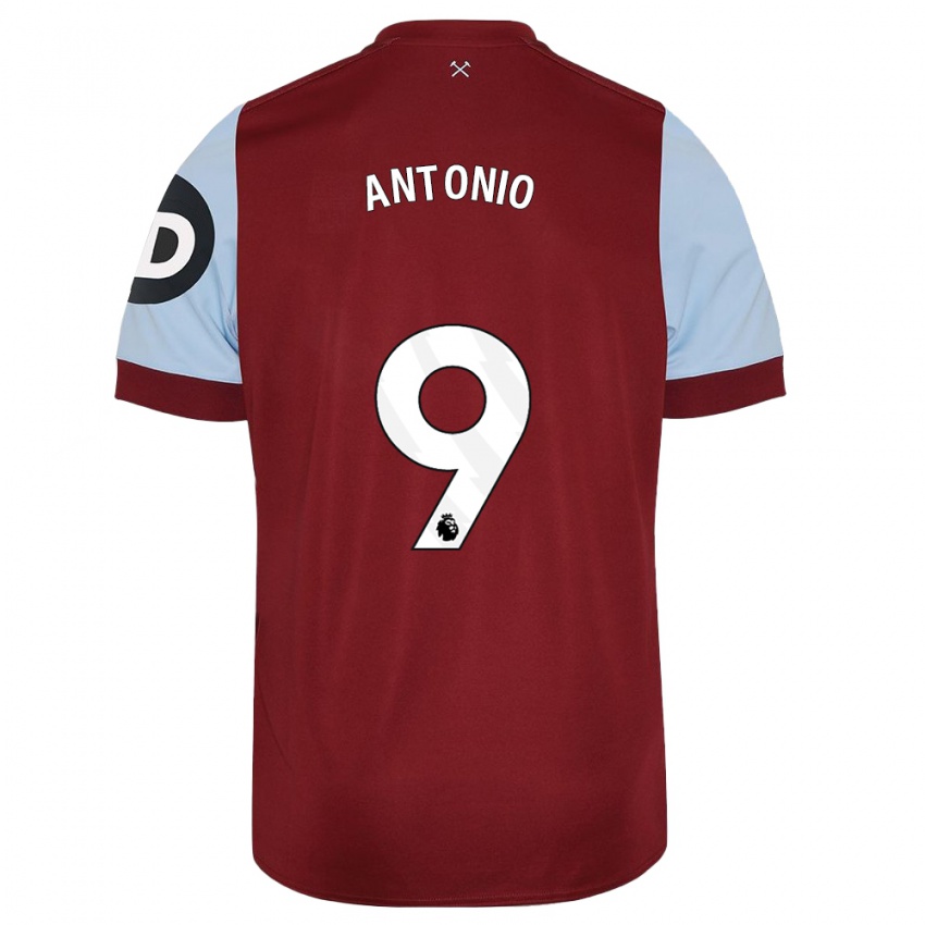 Niño Camiseta Michail Antonio #9 Granate 1ª Equipación 2023/24 La Camisa Perú