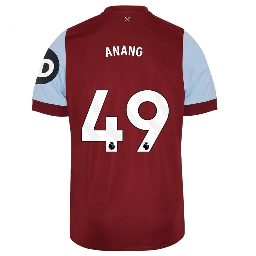 Niño Camiseta Joseph Anang #49 Granate 1ª Equipación 2023/24 La Camisa Perú