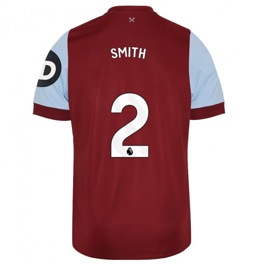 Niño Camiseta Kirsty Smith #2 Granate 1ª Equipación 2023/24 La Camisa Perú