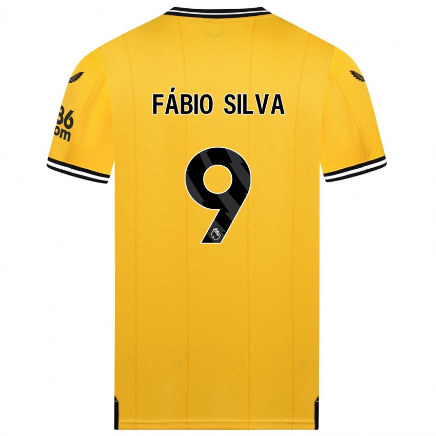 Niño Camiseta Fabio Silva #9 Amarillo 1ª Equipación 2023/24 La Camisa Perú