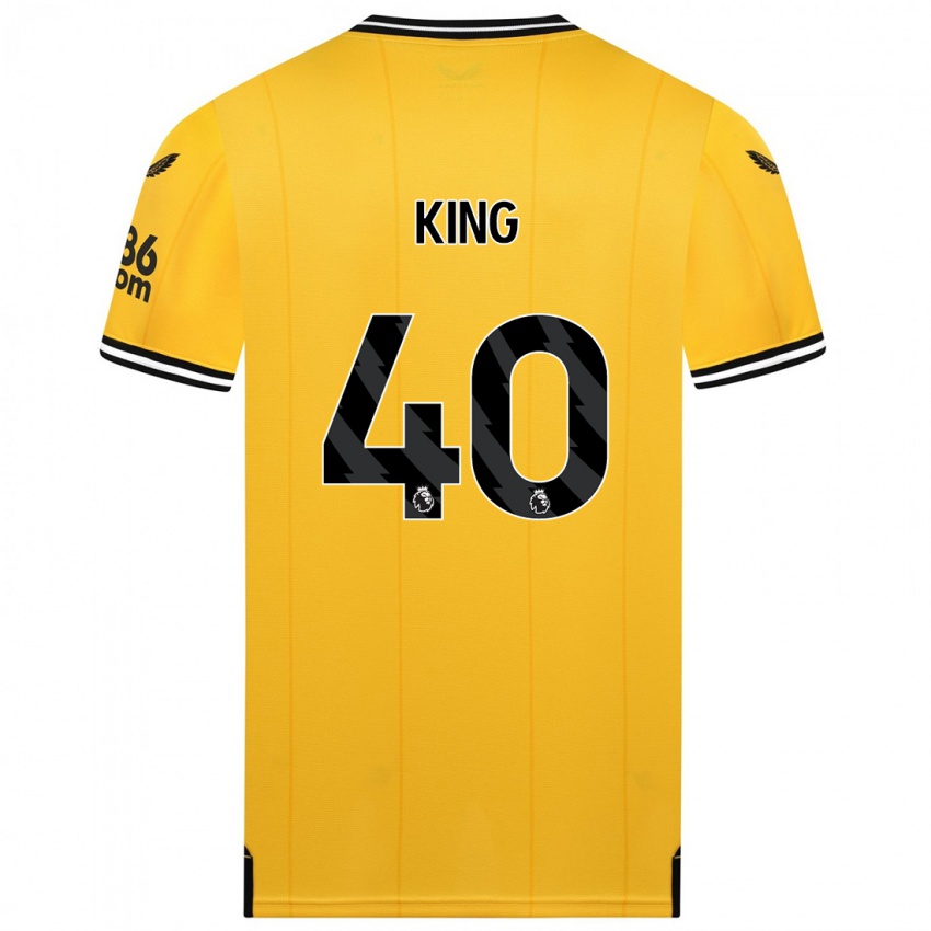 Niño Camiseta Tom King #40 Amarillo 1ª Equipación 2023/24 La Camisa Perú