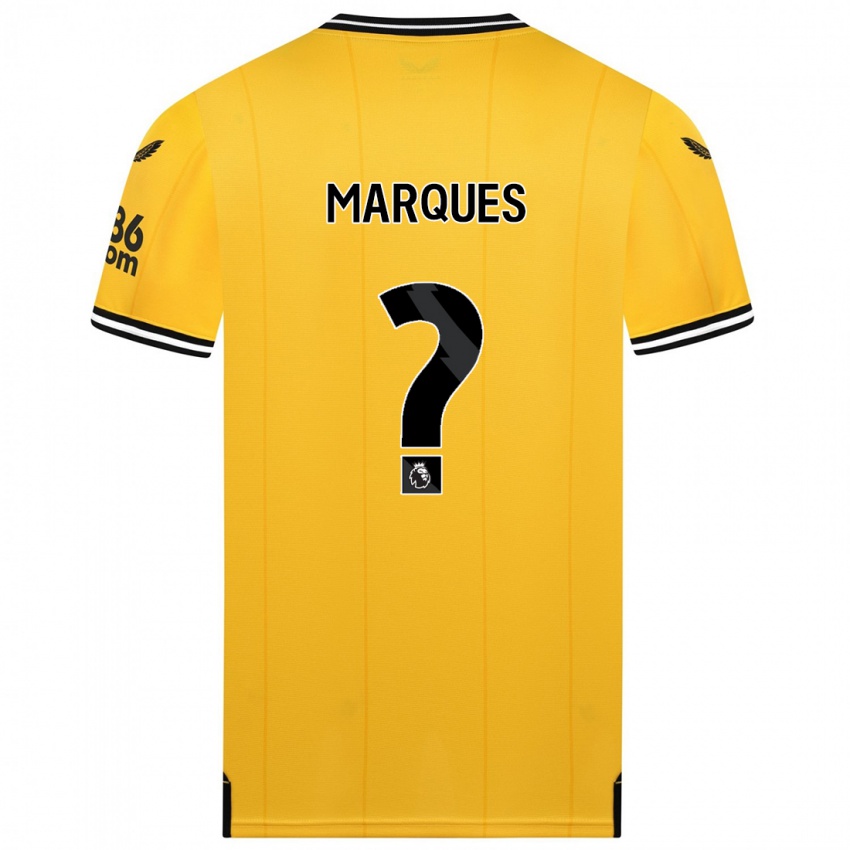 Niño Camiseta Christian Marques #0 Amarillo 1ª Equipación 2023/24 La Camisa Perú