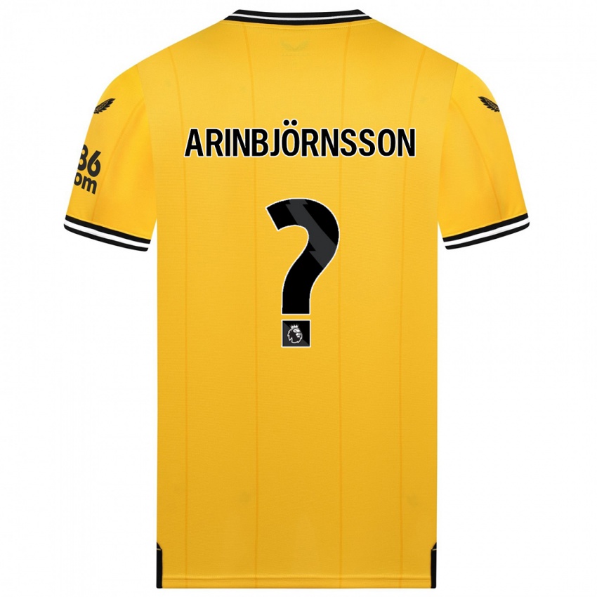 Niño Camiseta Pálmi Rafn Arinbjörnsson #0 Amarillo 1ª Equipación 2023/24 La Camisa Perú