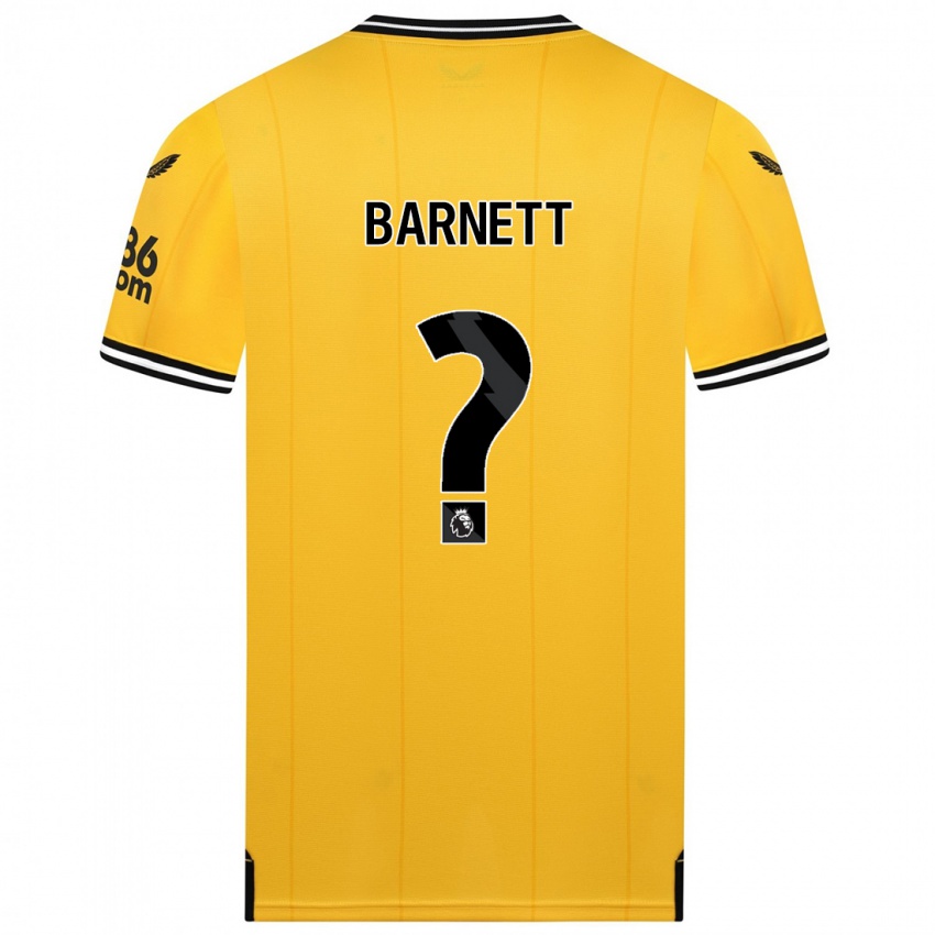 Niño Camiseta Ty Barnett #0 Amarillo 1ª Equipación 2023/24 La Camisa Perú