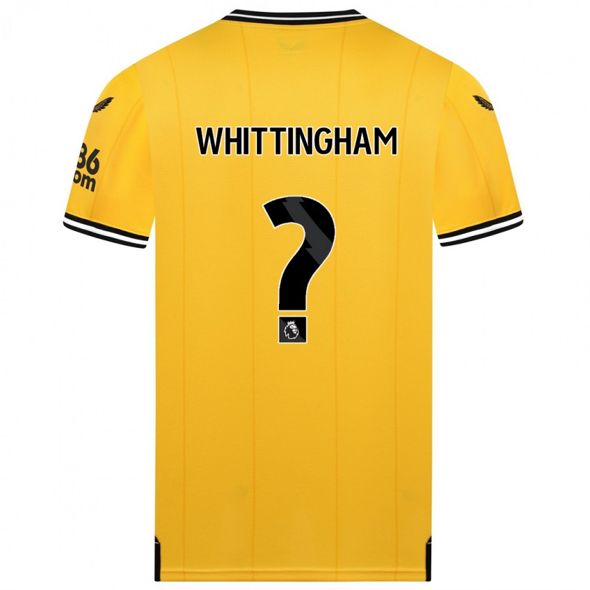 Niño Camiseta Matthew Whittingham #0 Amarillo 1ª Equipación 2023/24 La Camisa Perú