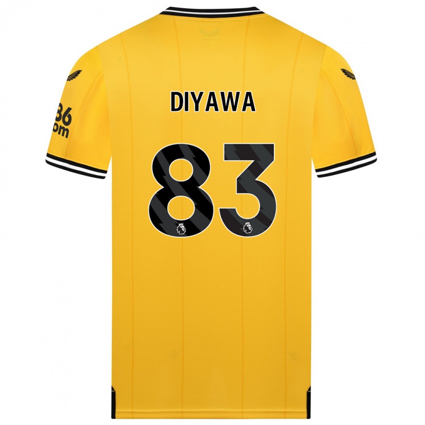 Niño Camiseta Aaron Keto-Diyawa #83 Amarillo 1ª Equipación 2023/24 La Camisa Perú