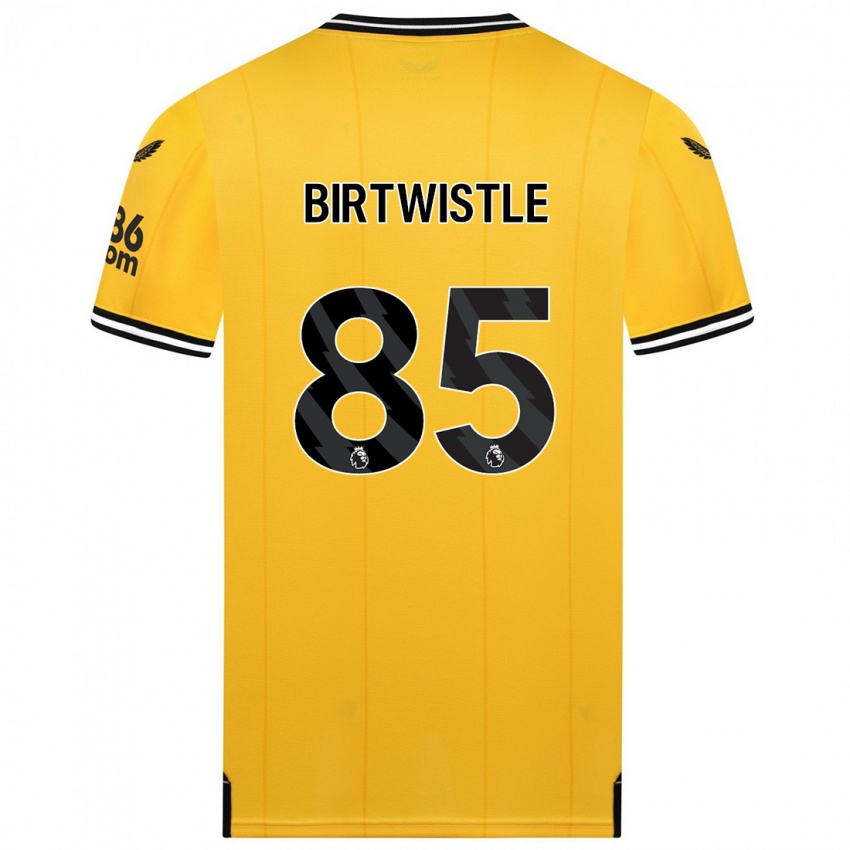 Niño Camiseta Harry Birtwistle #85 Amarillo 1ª Equipación 2023/24 La Camisa Perú