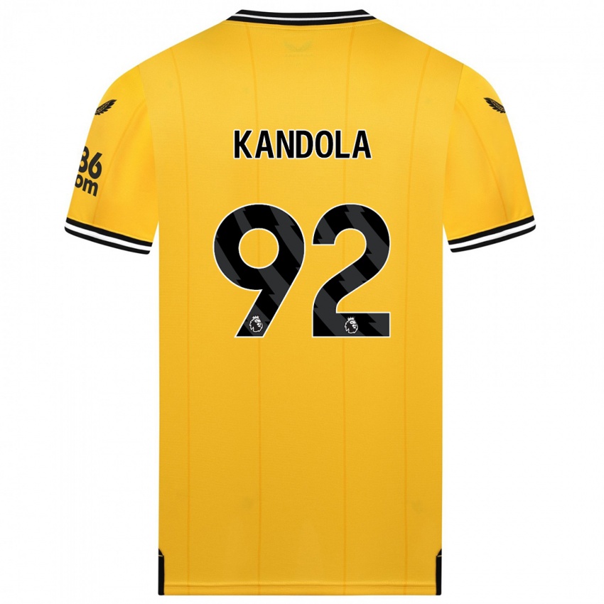 Niño Camiseta Kam Kandola #92 Amarillo 1ª Equipación 2023/24 La Camisa Perú