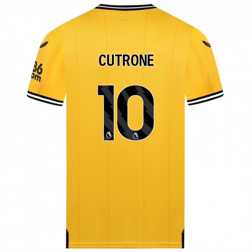 Niño Camiseta Patrick Cutrone #10 Amarillo 1ª Equipación 2023/24 La Camisa Perú