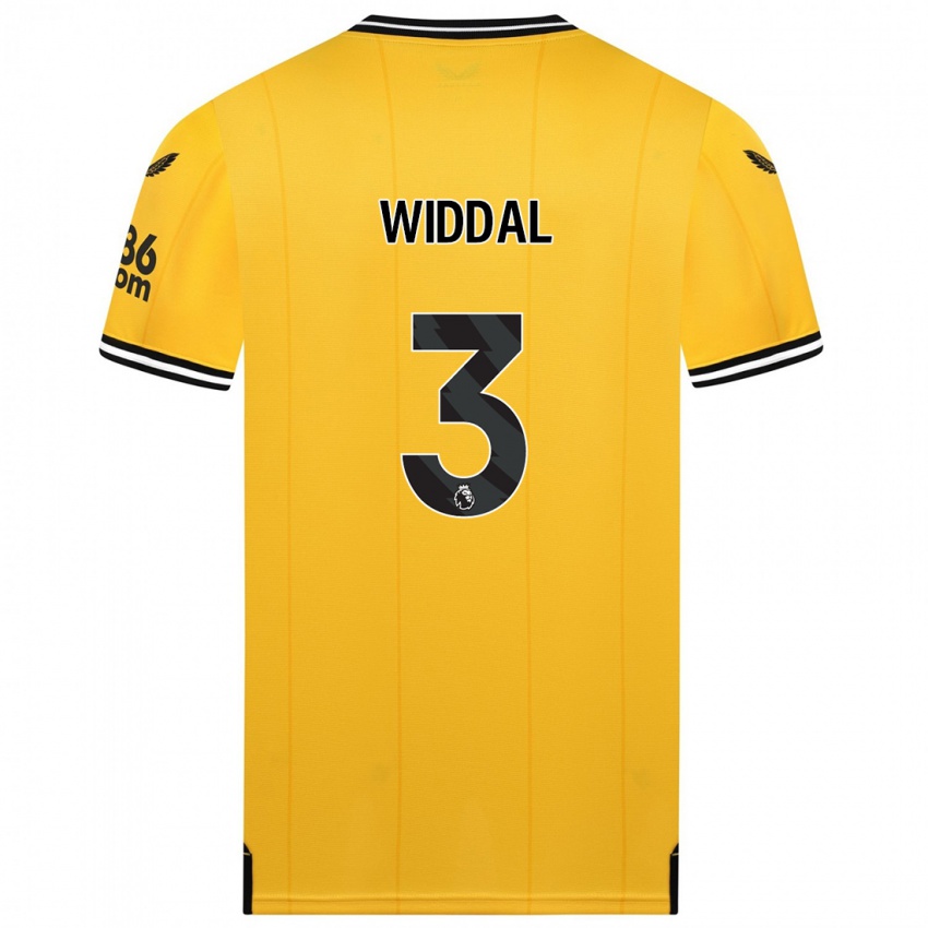 Niño Camiseta Natalie Widdal #3 Amarillo 1ª Equipación 2023/24 La Camisa Perú