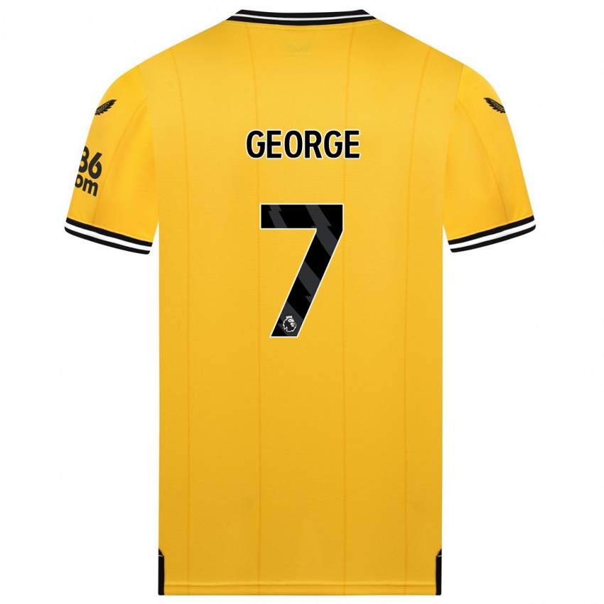 Niño Camiseta Tammi George #7 Amarillo 1ª Equipación 2023/24 La Camisa Perú