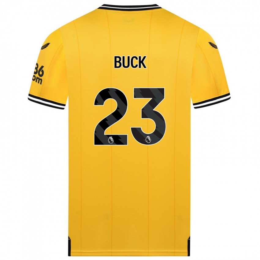 Niño Camiseta Alex Buck #23 Amarillo 1ª Equipación 2023/24 La Camisa Perú