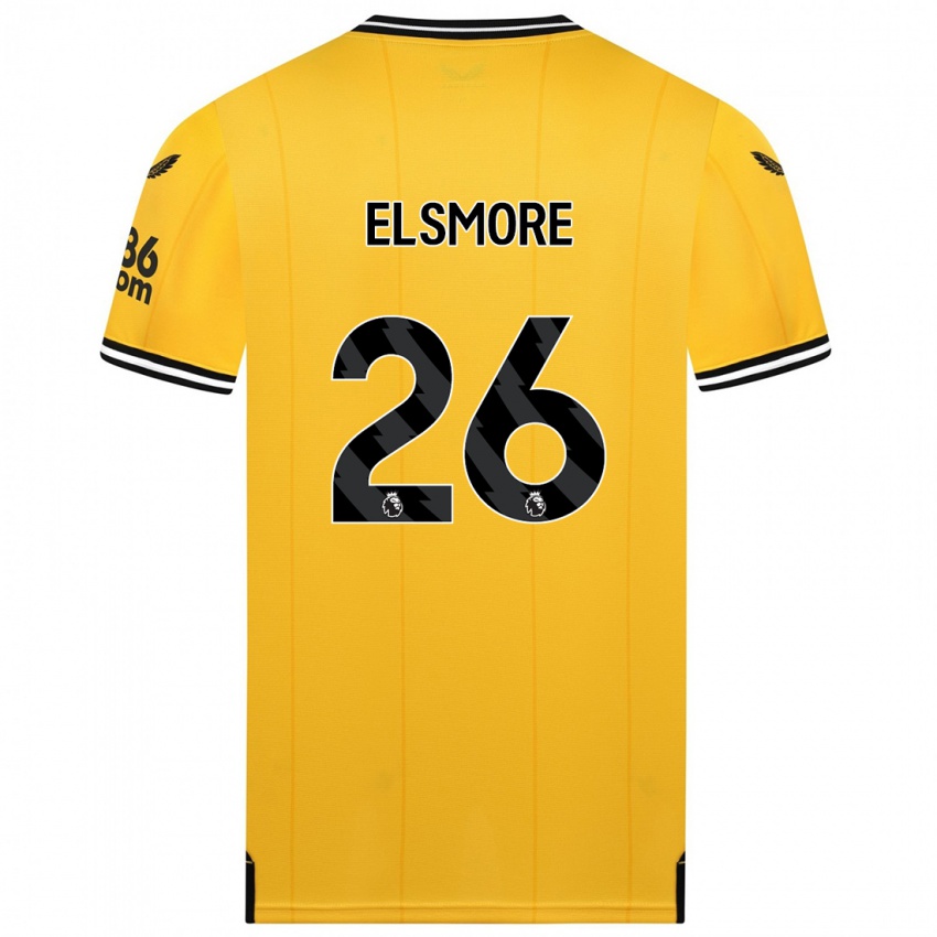 Niño Camiseta Ria Elsmore #26 Amarillo 1ª Equipación 2023/24 La Camisa Perú