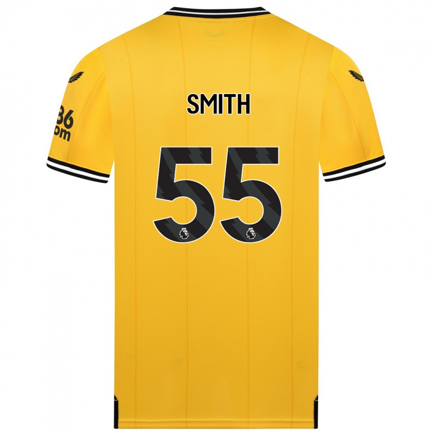 Niño Camiseta Jackson Smith #55 Amarillo 1ª Equipación 2023/24 La Camisa Perú