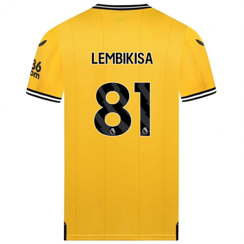 Niño Camiseta Dexter Lembikisa #81 Amarillo 1ª Equipación 2023/24 La Camisa Perú