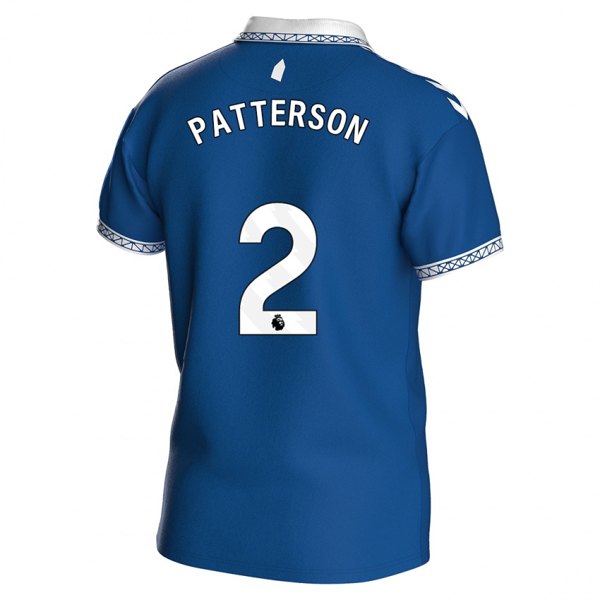 Niño Camiseta Nathan Patterson #2 Azul Real 1ª Equipación 2023/24 La Camisa Perú