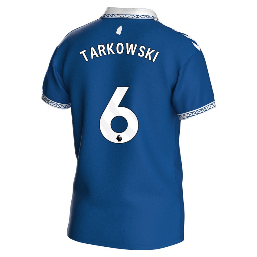 Niño Camiseta James Tarkowski #6 Azul Real 1ª Equipación 2023/24 La Camisa Perú