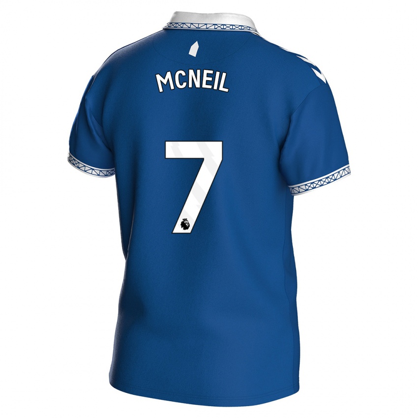 Niño Camiseta Dwight Mcneil #7 Azul Real 1ª Equipación 2023/24 La Camisa Perú