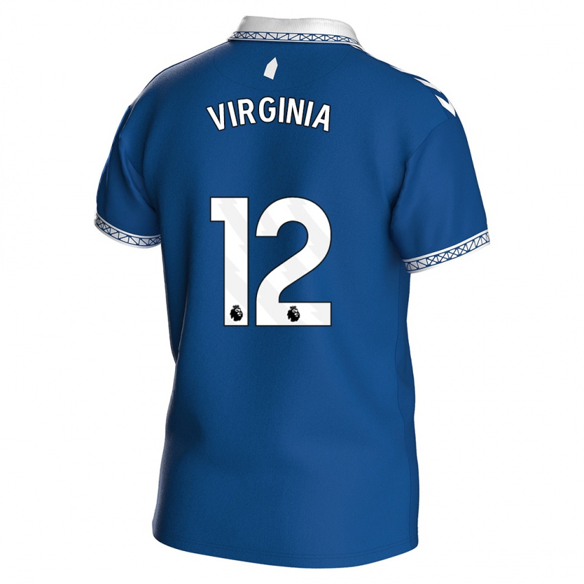 Niño Camiseta João Virgínia #12 Azul Real 1ª Equipación 2023/24 La Camisa Perú