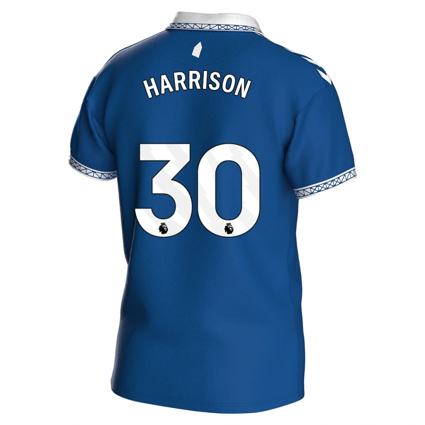 Niño Camiseta Jack Harrison #30 Azul Real 1ª Equipación 2023/24 La Camisa Perú