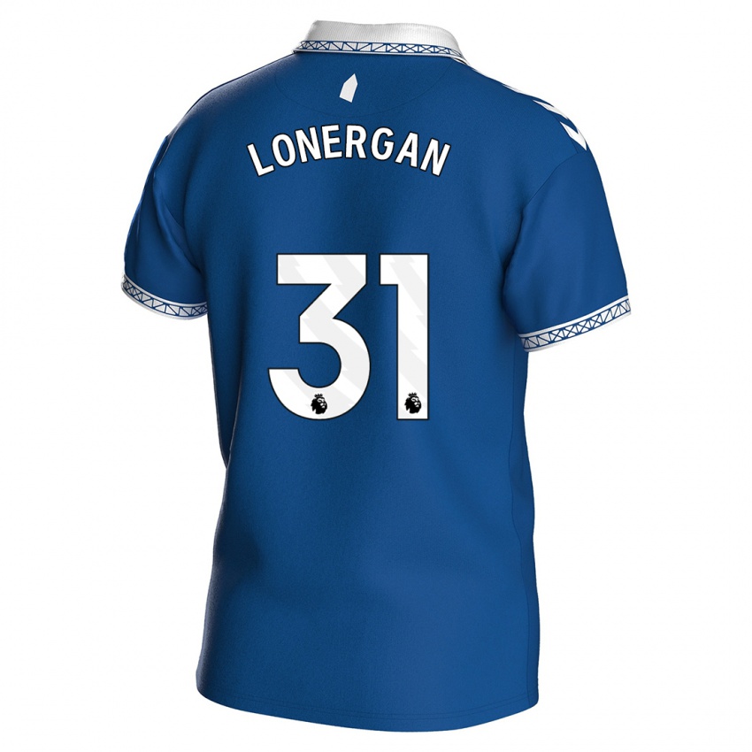 Niño Camiseta Andy Lonergan #31 Azul Real 1ª Equipación 2023/24 La Camisa Perú