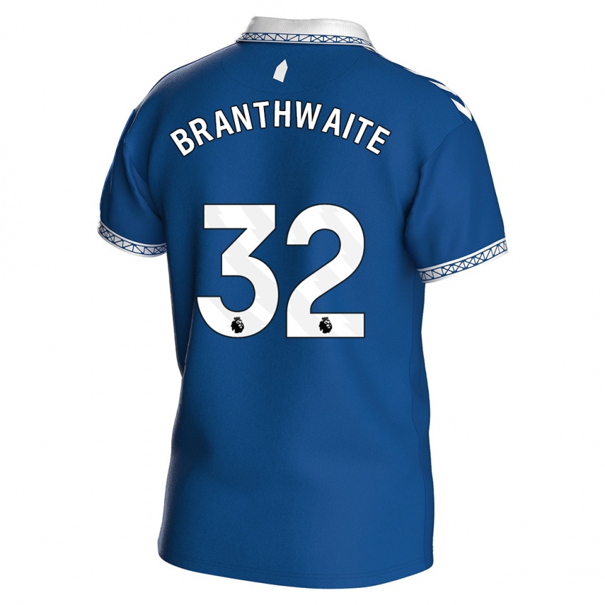 Niño Camiseta Jarrad Branthwaite #32 Azul Real 1ª Equipación 2023/24 La Camisa Perú