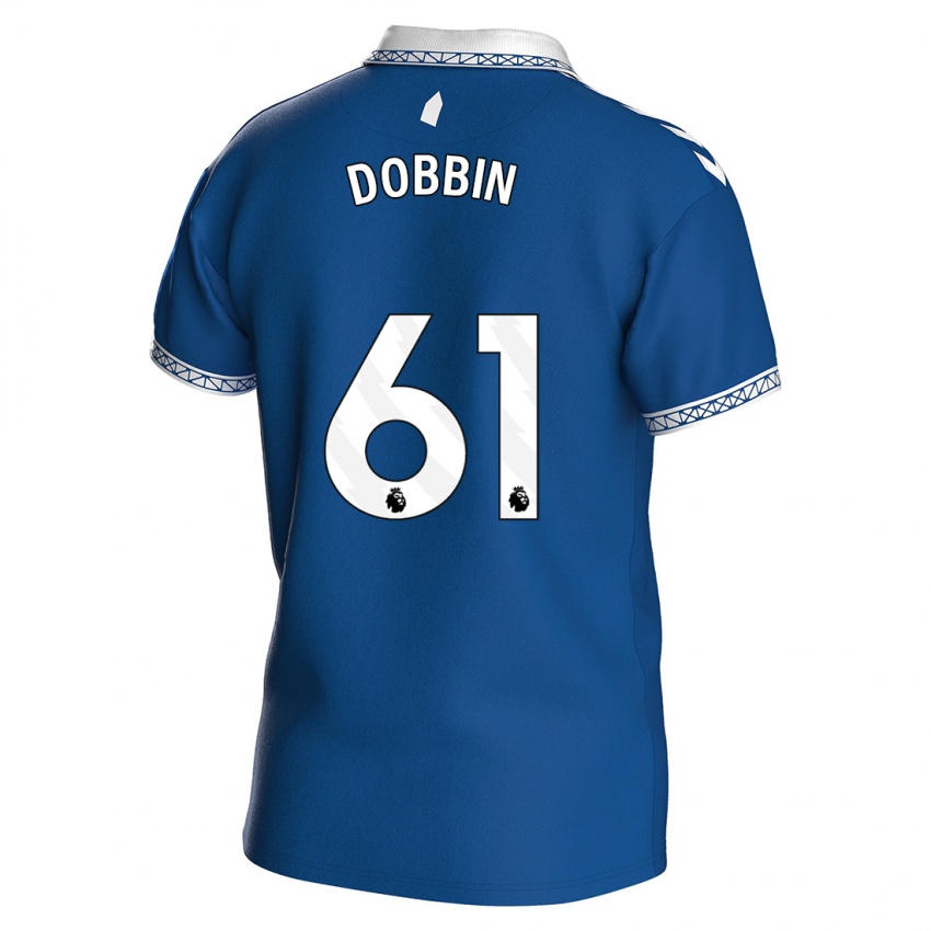 Niño Camiseta Lewis Dobbin #61 Azul Real 1ª Equipación 2023/24 La Camisa Perú