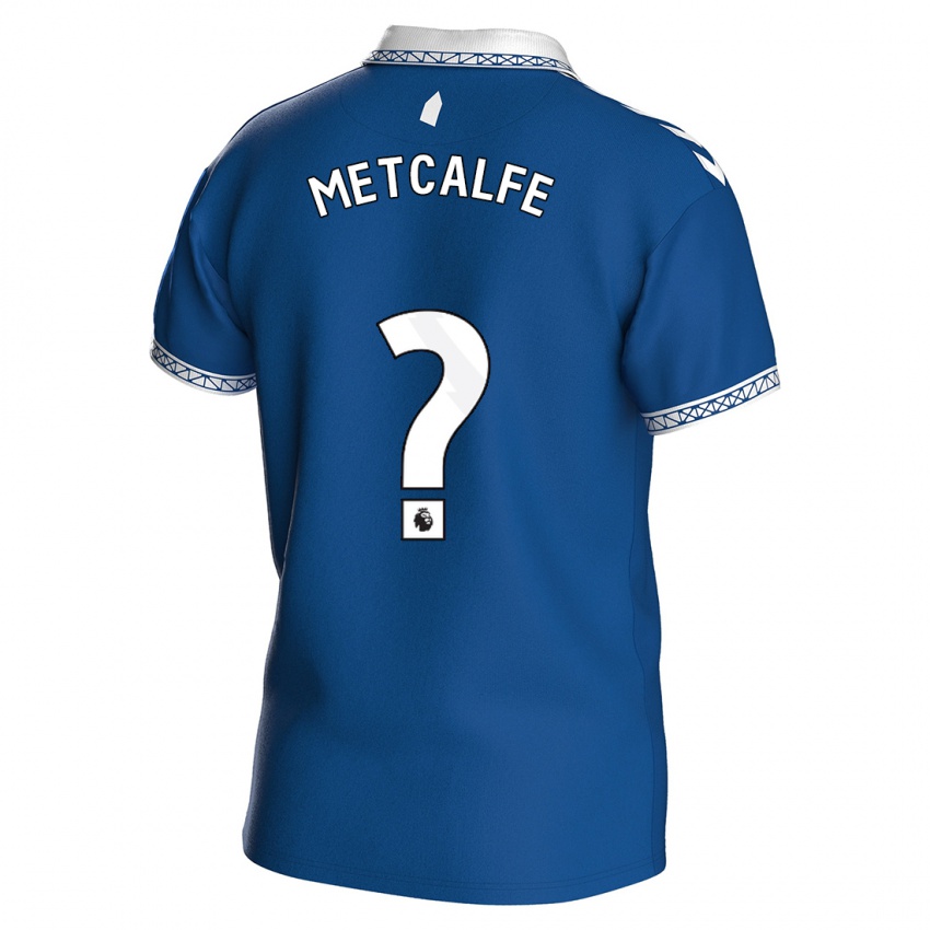 Niño Camiseta Jenson Metcalfe #0 Azul Real 1ª Equipación 2023/24 La Camisa Perú