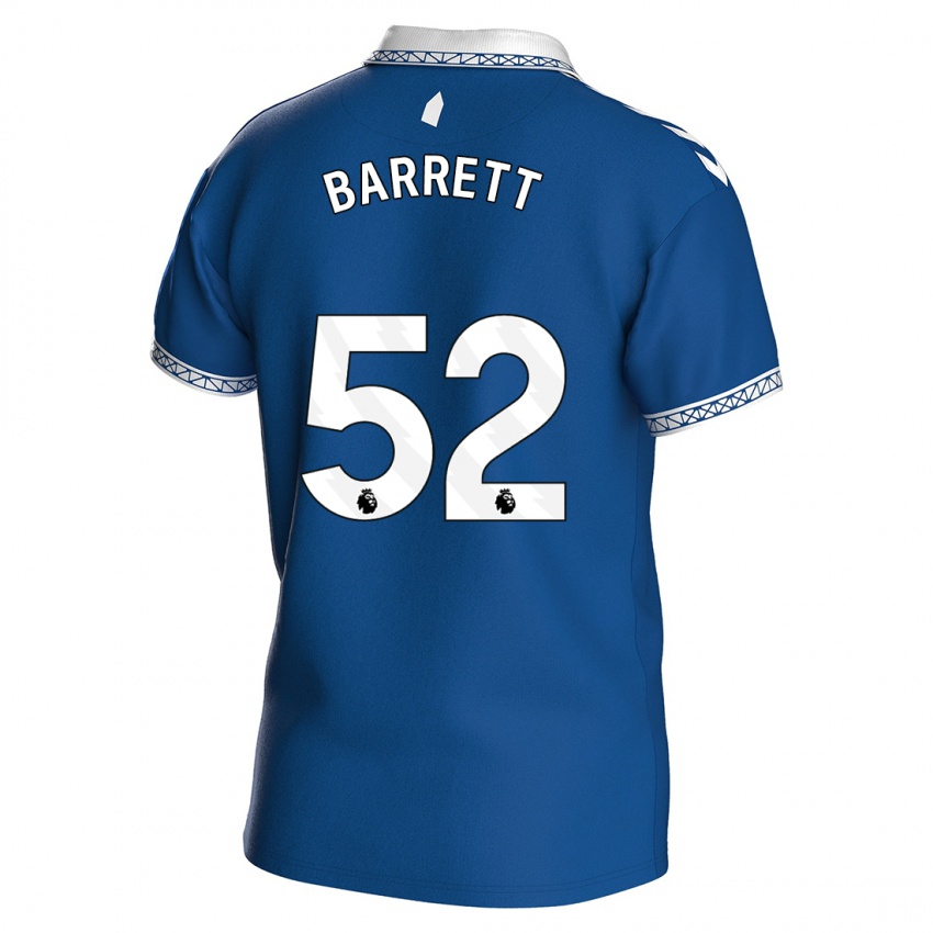 Niño Camiseta Jack Barrett #52 Azul Real 1ª Equipación 2023/24 La Camisa Perú