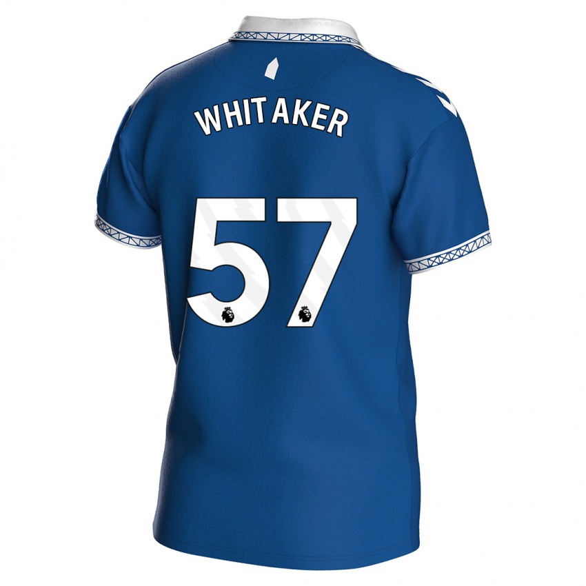 Niño Camiseta Charlie Whitaker #57 Azul Real 1ª Equipación 2023/24 La Camisa Perú