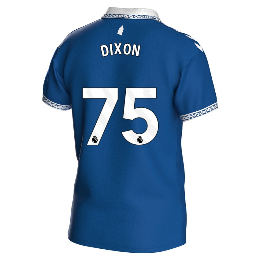 Niño Camiseta Roman Dixon #75 Azul Real 1ª Equipación 2023/24 La Camisa Perú