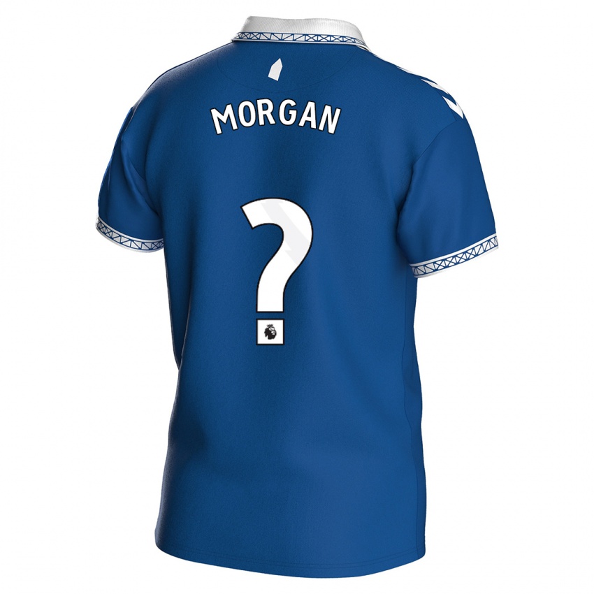 Niño Camiseta George Morgan #0 Azul Real 1ª Equipación 2023/24 La Camisa Perú