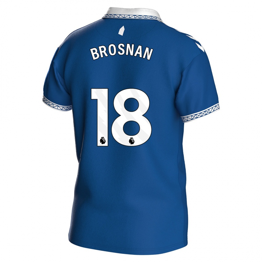 Niño Camiseta Courtney Brosnan #18 Azul Real 1ª Equipación 2023/24 La Camisa Perú