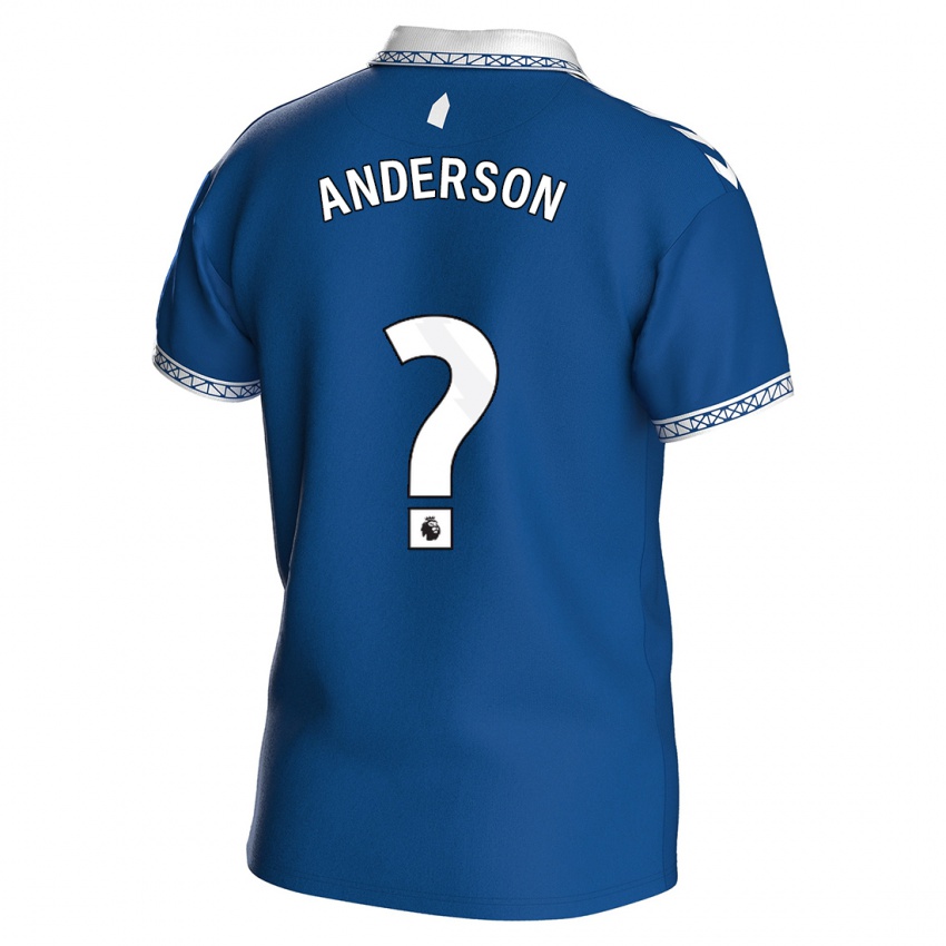 Niño Camiseta Joseph Anderson #0 Azul Real 1ª Equipación 2023/24 La Camisa Perú