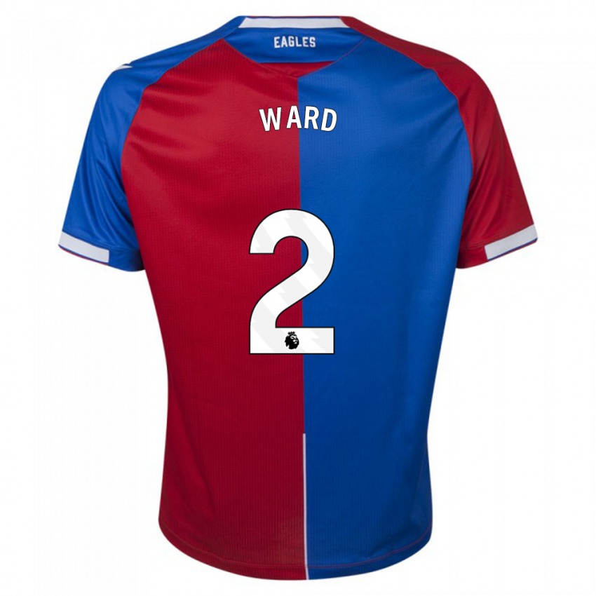 Niño Camiseta Joel Ward #2 Rojo Azul 1ª Equipación 2023/24 La Camisa Perú