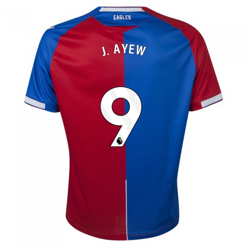 Niño Camiseta Jordan Ayew #9 Rojo Azul 1ª Equipación 2023/24 La Camisa Perú