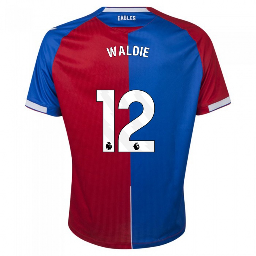 Niño Camiseta Lizzie Waldie #12 Rojo Azul 1ª Equipación 2023/24 La Camisa Perú